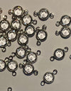 April Crystal Channel Charm (2 Rings)